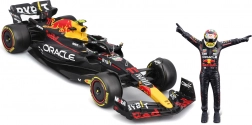 bburago 1:24 formula 1 red bull racing rb19 2023 con figurina del pilota e confezione regalo