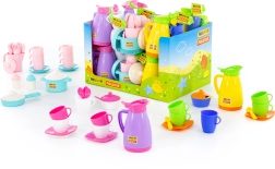 Set di stoviglie di plastica per bambini – set da tè e da cucina, 12 pezzi e più