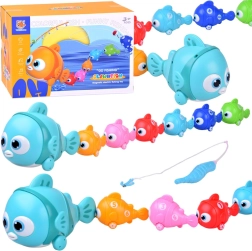 Set interattivo di pesciolini con canna magnetica