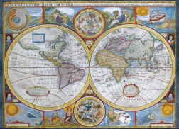 Puzzle EUROGRAPHICS Antica mappa del mondo 1000 pezzi