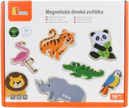 Magneti in legno animali selvatici Viga