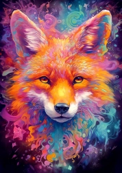 Puzzle Volpe di fuoco 1000 pezzi