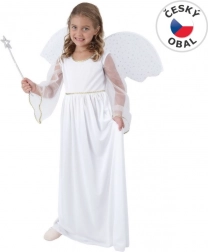 costume di carnevale angelo per bambini 110–120 cm