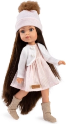 Bambola realistica Penelope con corpo interamente in vinile 34 cm