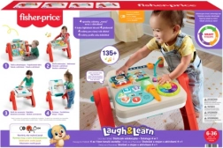 Tavolino da gioco parlante 4 in 1 FISHER-PRICE con Smart Stages