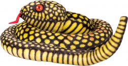 Serpente di peluche giallo 100 cm