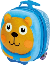 Valigia per bambini con rotelle Orso 30 cm