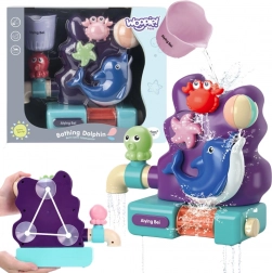 Giocattolo d'acqua per la vasca con fontana e delfino WOOPIE
