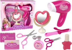 Set da parrucchiere per bambini con asciugacapelli a batteria