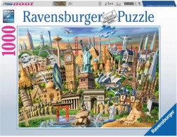 Puzzle monumenti mondiali 1000 pezzi RAVENSBURGER