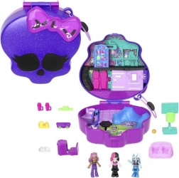 Polly Pocket compatto Monster High teschio con skatepark e scuola