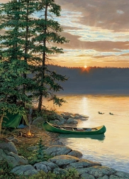 Puzzle Lago Canoe 500 pezzi di Cobble Hill