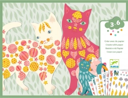 Djeco creazione in carta Gatti