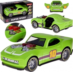 Macchinina sportiva da corsa con luci e suoni, porte apribili
