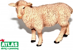 Figurina di pecora dipinta a mano 9 cm