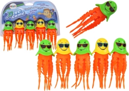 Set di giocattoli da bagno – meduse da immersione, 6 pz