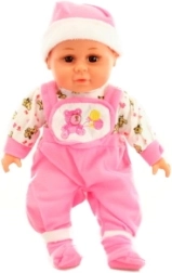 Bebè sonoro con corpo morbido, rosa