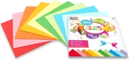 Set di carta origami colorata 20 × 20 cm, 50 fogli, 110 g/m²