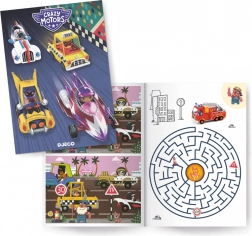 DJECO libro attività Crazy Motors