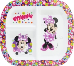 Piatto rettangolare per bambini con Minnie