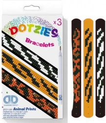 realizzazione di braccialetti con motivi animali – set da 3 pezzi