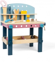 Banco da lavoro in legno per bambini con attrezzi BIGJIGS TOYS