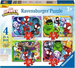 Puzzle RAVENSBURGER Spidey e i suoi fantastici amici 4 in 1