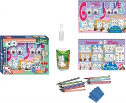 Libri da colorare con occhiali 3D cancellabili