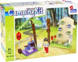 Set da campeggio – parete da arrampicata e minifigure, 122 pezzi