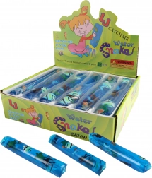 Serpente d'acqua con creature marine antistress