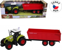 Trattore con rimorchio con luci e suoni