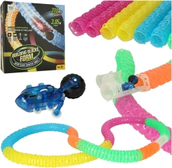 Costruzioni per bambini - Pista da corsa flessibile con macchinina veloce