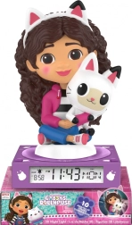 Lampada 3D con sveglia CASA DEL GATTINO GABI