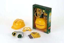 Bosch set di accessori da officina per bambini con casco, 4 pezzi