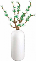 SLUBAN Flowers fontanesia in vaso – set di costruzione da 258 pezzi