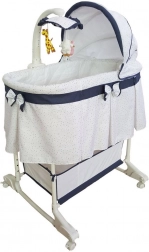 Culla e lettino multifunzionale per bambini Milly Mally Sweet Melody simple gray