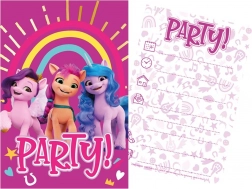 Set di inviti e buste per festa MY LITTLE PONY (5+5), 15 × 10 cm