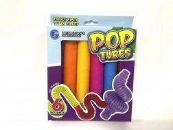 Tubi pop sensoriali, set da 6 pezzi
