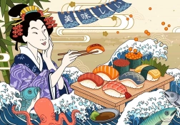 Ravensburger Puzzle Moment: sushi 300 pezzi