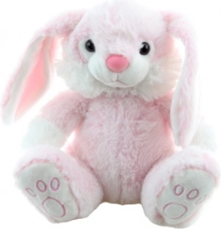 Coniglio di peluche rosa