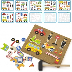 Puntine da disegno a tema trasporti