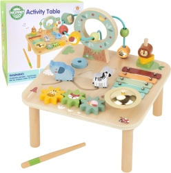 Tavolino educativo musicale in legno 5in1 WOOPIE GREEN