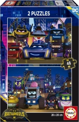 Puzzle Batwheels 2x48 pezzi di Educa