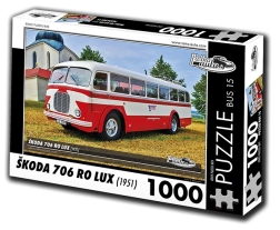 Puzzle Auto d'Epoca Škoda 706 RO Lux 1951 1000 pezzi