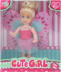 Bambola con ali rimovibili 12 cm