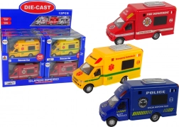 Veicoli di soccorso con trazione a frizione - Polizia, Vigili del Fuoco, Ambulanza