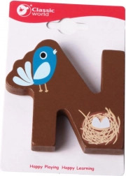 Lettera in Legno N Classic World