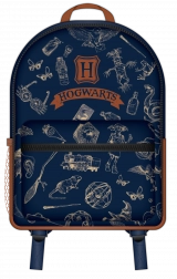 Zaino Harry Potter blu navy e oro