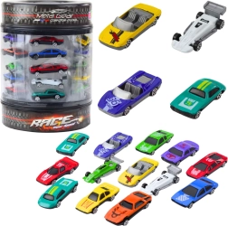Set di macchinine in metallo in tubo 1:64 – auto sportive classiche, 25 pz