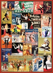 Puzzle EUROGRAPHICS manifesti vintage delle sale da ballo 1000 pezzi